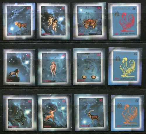 2506-2563 Autriche-Janvier 2005 complet, frais de port **