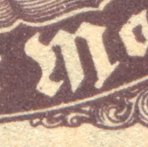 219I chiffre dans le Queroval 100 Mark avec PLF I longue ligne transversale, case 32, **