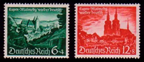 748-749 Eupen/Malmedy 1940 - Satz postfrisch **