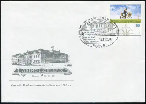 USo 97 Privat-Zudruck Casino Koblenz SSt KOBLENZ Bürgergesellschaft 18.11.2007