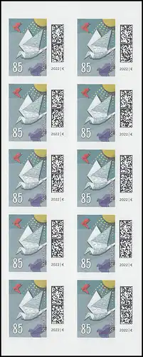 FB 114aII Pigeon-lettre 85 centimes, feuille 10x3652II, 152302019 Imprimerie GDL **