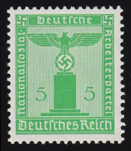 147 Parteidienstmarke 5 Pf., Wasserzeichen Wz.4, **