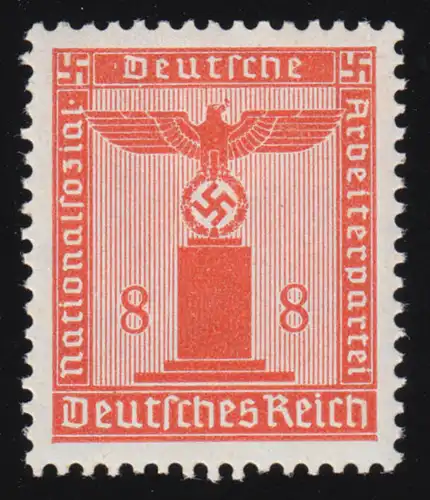 149 Parteidienstmarke 8 Pf., Wasserzeichen Wz.4, **