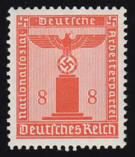 149 Parteidienstmarke 8 Pf., Wasserzeichen Wz.4, **