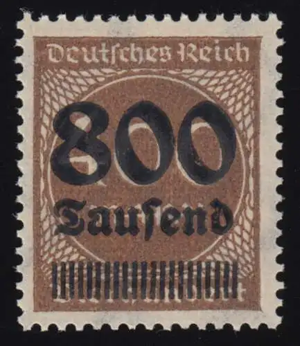 305A Ziffern im Kreis 800 Tsd auf 400 M braun **