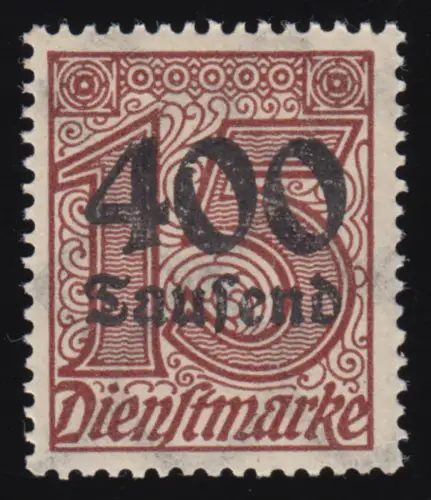 94 Aufdruck 400 Tsd M auf 15 Pf., **