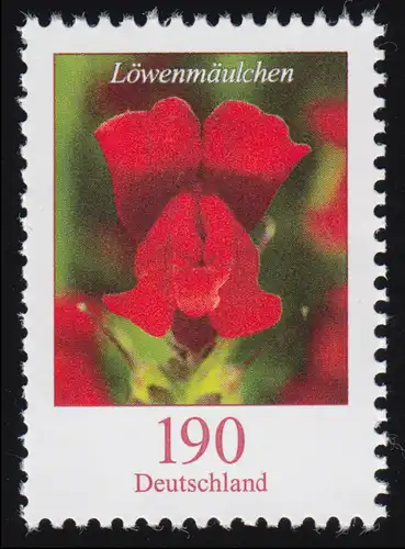 3474 Blume Löwenmäulchen 190 Cent, postfrisch **