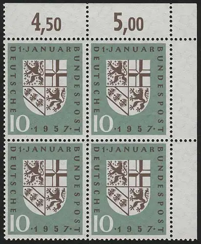 249 Eingliederung Saarland ** Eck-Vbl o.r.