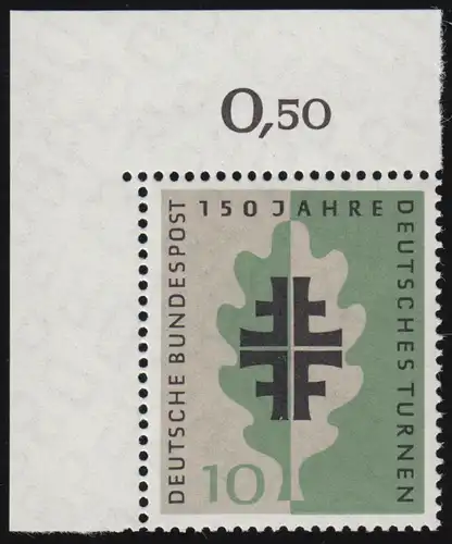 292 Turnbewegung ** Ecke o.l. Zähnung 1-0