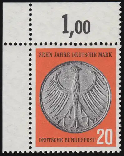 291 Deutsche Mark ** Ecke oben links