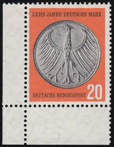 291 Deutsche Mark ** Ecke unten links