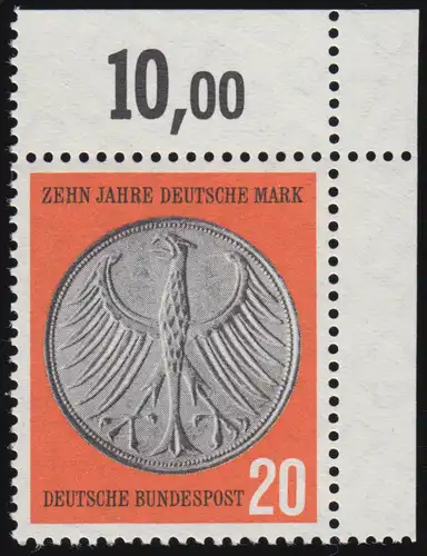 291 Deutsche Mark ** Ecke oben rechts