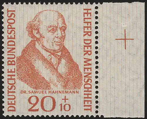 224 Wofa 20+10 Pf ** Passerkreuz rechts, Einzelmarke