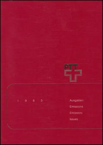 PTT-Jahrbuch Schweiz 1983, postfrisch **