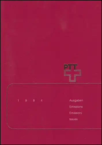 PTT-Jahrbuch Schweiz 1984, postfrisch