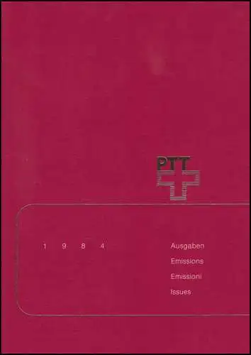 PTT-Jahrbuch Schweiz 1984, postfrisch **