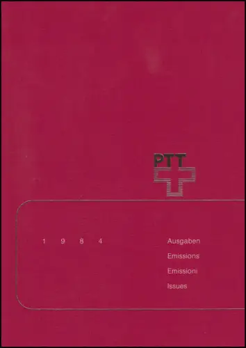 PTT-Jahrbuch Schweiz 1984, postfrisch **