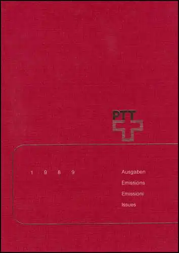 PTT-Jahrbuch Schweiz 1989, postfrisch **