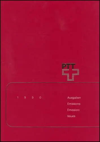 PTT-Jahrbuch Schweiz 1990, postfrisch **