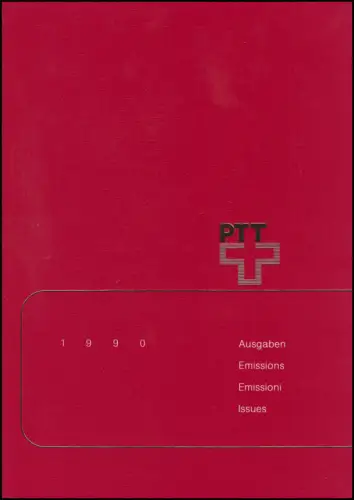 PTT-Jahrbuch Schweiz 1990, postfrisch **