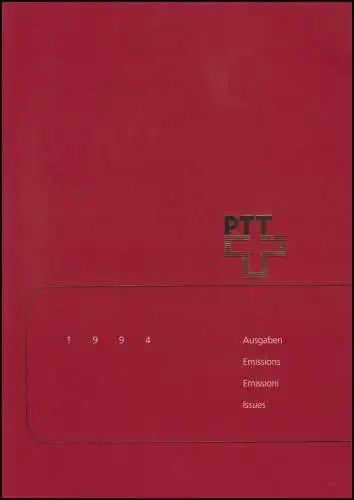 PTT-Jahrbuch Schweiz 1994, postfrisch **