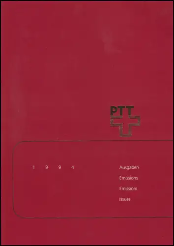 PTT-Jahrbuch Schweiz 1994, postfrisch **