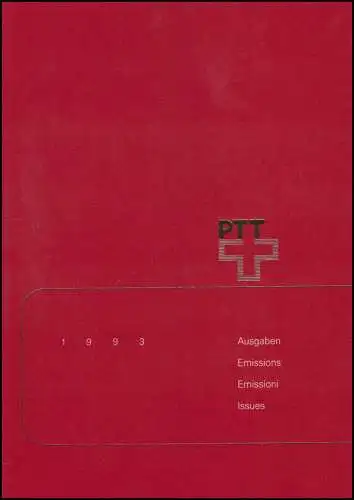 PTT-Jahrbuch Schweiz 1993, postfrisch **