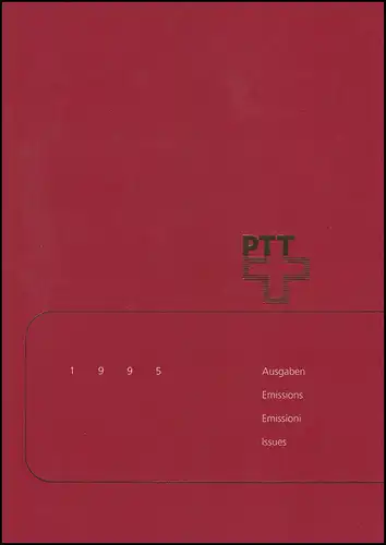 PTT-Jahrbuch Schweiz 1995, postfrisch