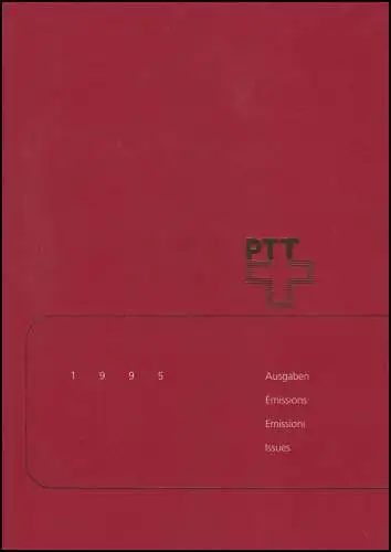 PTT-Jahrbuch Schweiz 1995, postfrisch **