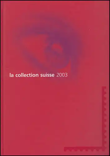 PTT-Jahrbuch Schweiz 2003, alle Marken mit Ersttagsstempel