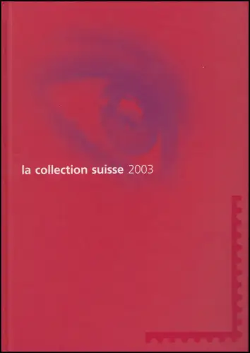 PTT-Jahrbuch Schweiz 2003, alle Marken mit Ersttagsstempel