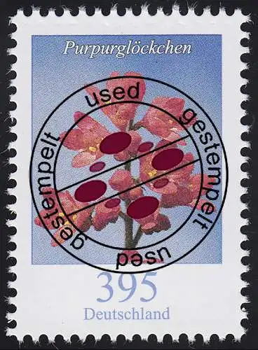 3117 Blume Purpurglöckchen 395 Cent, gestempelt O