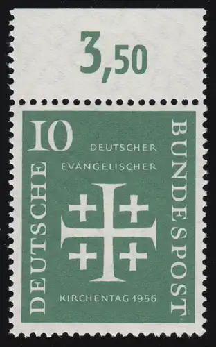235 Kirchentag 10 Pf ** Oberrand