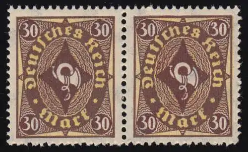 208I Posthorn 20 Mark: Paar mit PLF I verlängerte 3 bei der 30 rechts oben **