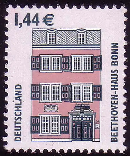 2306 SWK 1,44 Euro Beethovenhaus Bonn ** postfrisch