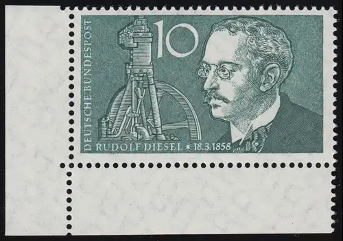 284 Rudolf Diesel ** Ecke u.l.
