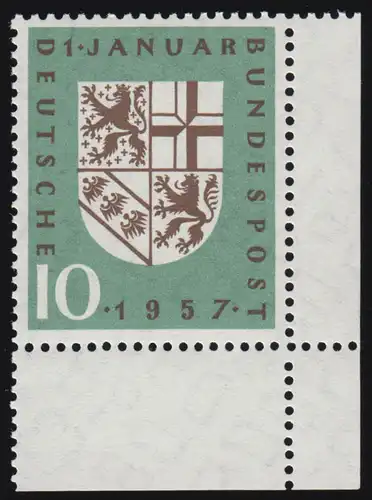 249 Eingliederung Saarland ** Ecke u.r.