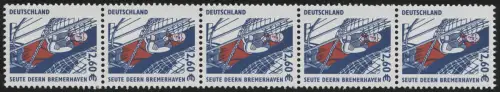2322 SWK Euro 2,60 Nr. ohne P. Typ IIIb 5er + Naht **
