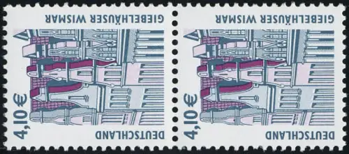 2323 SWK Euro 4,10 Nr. Typ III Naht-Paar ohne Nr.  **