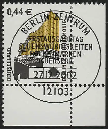 2298 SWK 0,44 Euro Ecke ur ESST Berlin