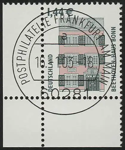 2306 SWK 1,44 Euro Ecke ul VS-O FfM