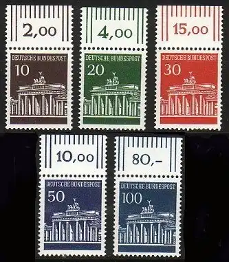 506-510 Brandenburger Tor, Oberrand-Satz **