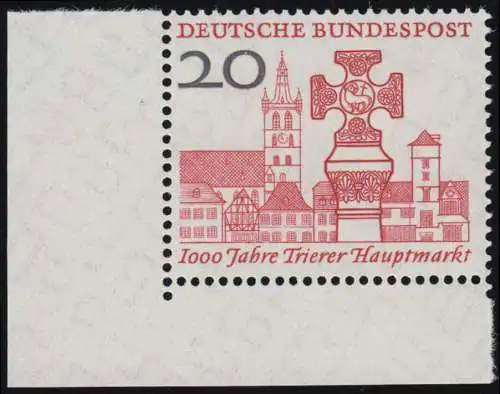 290 Trierer Hauptmarkt ** Ecke u.l. 0-1