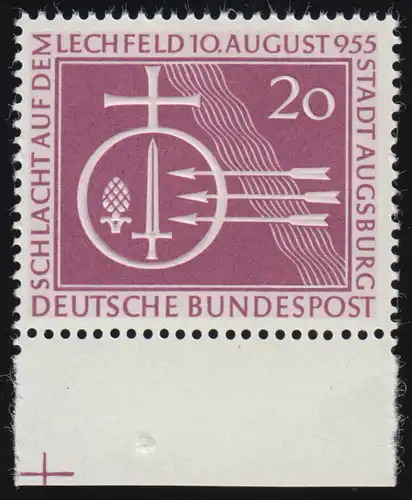 216 Lechfeld ** Passerkreuz, Unterrand