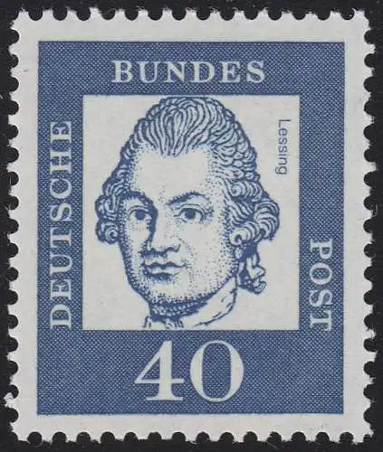 355y Bed. Deutsche y 40 Pf, Einzelmarke + Nr. **