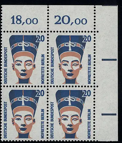 1398 SWK 20 Pf Eck-Vbl. or ** postfrisch
