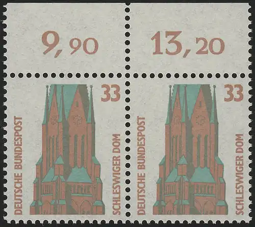 1399 SWK 33 Pf Paar OR ** postfrisch