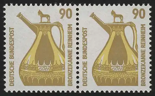 1380 SWK 90 Pf waag. Paar ** postfrisch