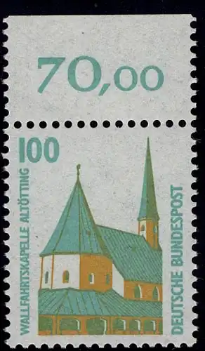 1406u SWK 100 Pf Oberrand ** postfrisch