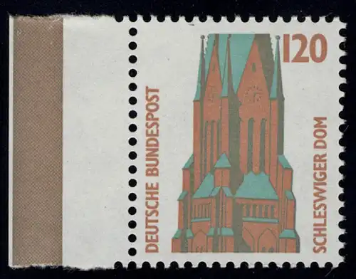 1375 SWK 120 Pf Seitenrand li. ** postfrisch